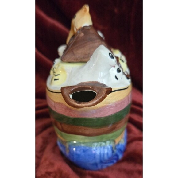 Noah's Ark Teapot New World Specialties Ceramic Animals Decorative Pot-Vintage - Picture 4 of 6